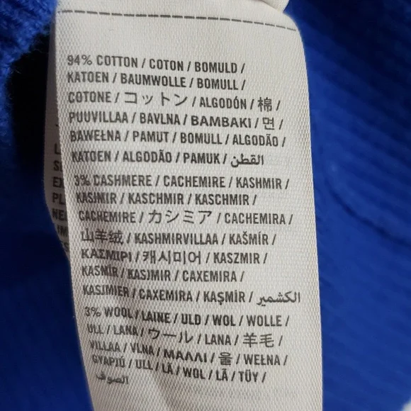 Abercrombie & Fitch Women's Medium Royal Blue Boyfriend Cardigan - Picture 9 of 10